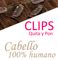 Extensiones con Clips - Cabello Humano